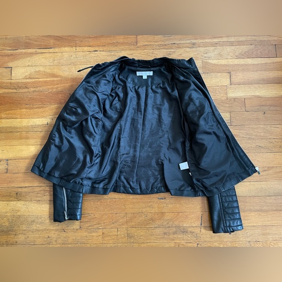 New York and Company Leather Jacket - Picture 3 of 5